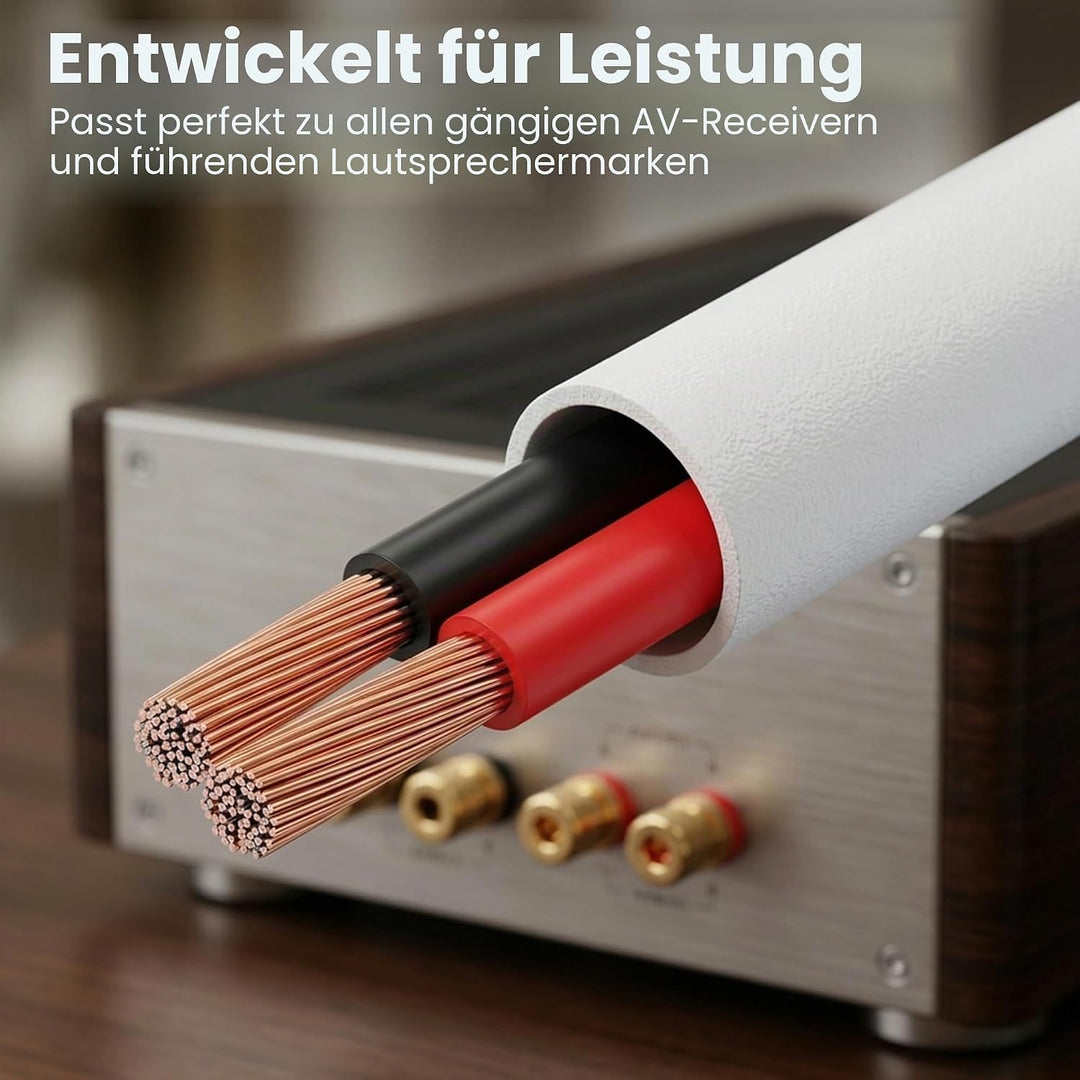CL2 OFC Lautsprecherkabel, GearIT Pro Serie 100' 16 AWG, 100' 16 AWG