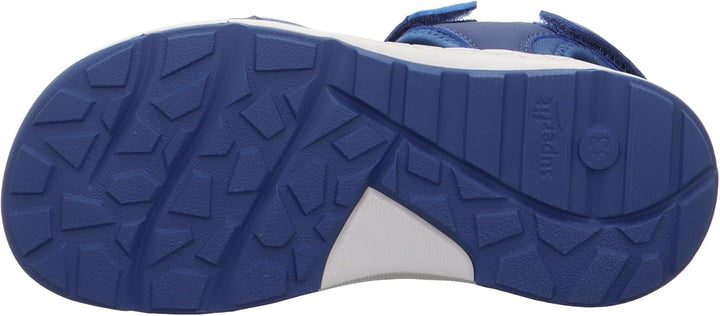 Superfit Jungen Criss Cross Sandale, Blau 8000