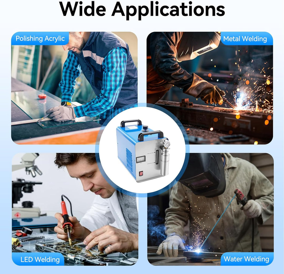 400W 220V Sauerstoff Wasserstoff HHO Gas Flammengenerator Poliermaschine Brenner Acrylschweissmaschi