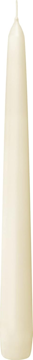 Bolsius Spitzkerze 103400335505, elfenbeinfarben, 25,4 cm, Creme, 100 Stück