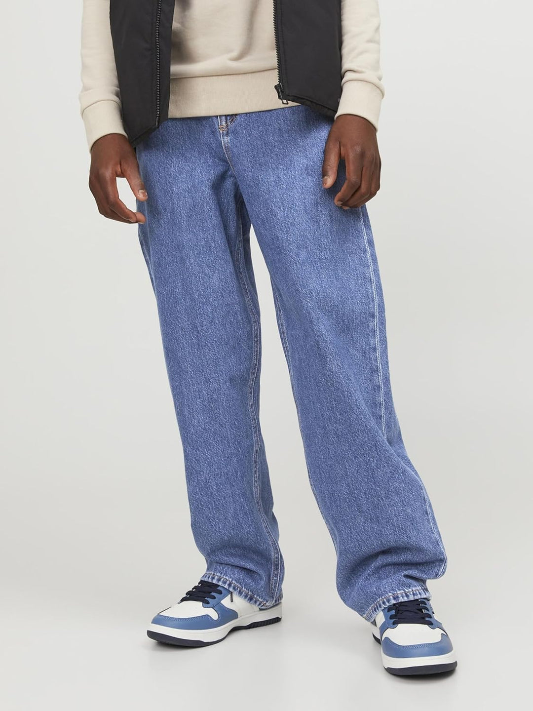 JACK &amp; JONES Boy Baggy Fit Jeans JJIALEX JJORIGINAL MF 412 Baggy Fit Jeans Für Jungs 134 Blue Denim,