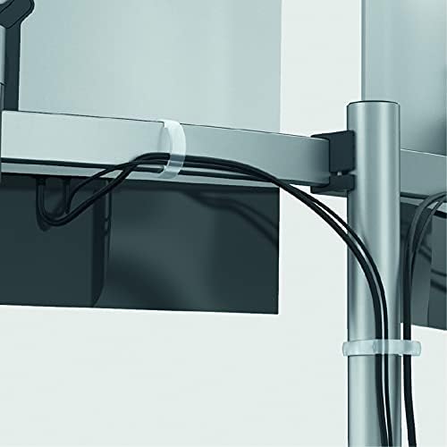 Durable Tischhalter für 1 Monitor 21-27" und 1 Tablet 7-13", mit Tischdurchführung, 360° drehbar, ne