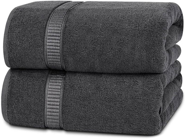 Utopia Towels - 2er Badetücher Gross aus Baumwolle mit Aufhänger, Saunatücher,Badehandtücher Gross,