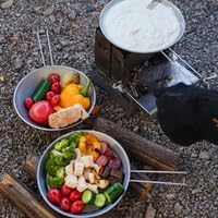 Winnerwell® Sierra Cup Bowl & Plate Set aus Edelstahl