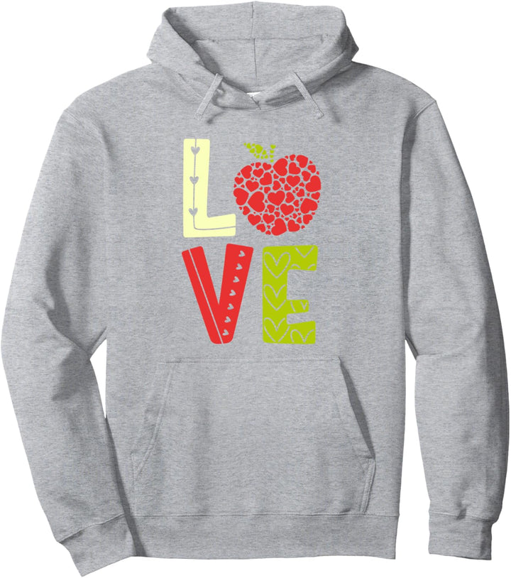 Apfel I Liebe Vegan Apfelbaum Vegetarier Liebesapfel Frucht Pullover Hoodie