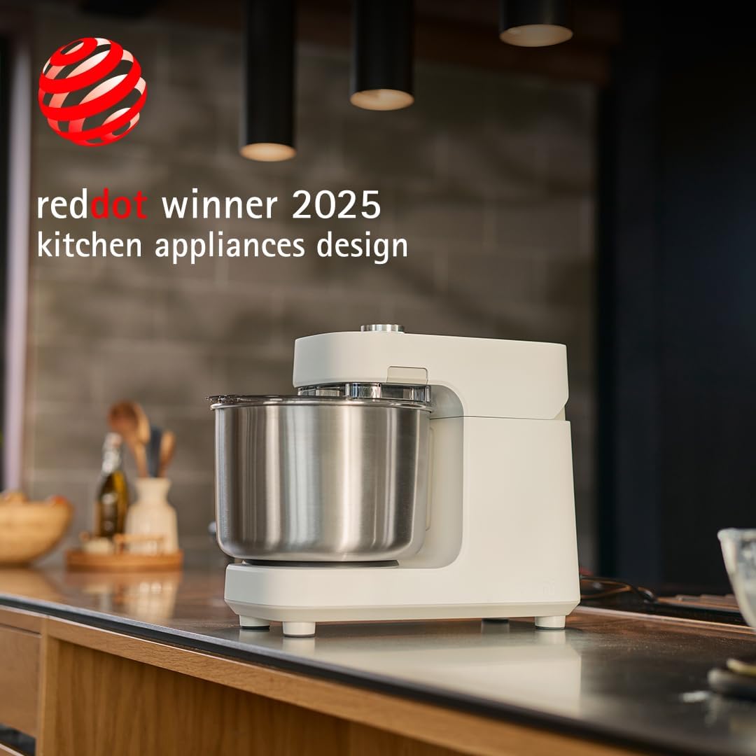 Ooni Halo Pro Spiralkneter – Küchenmaschine, Teigknetmaschine & Knetmaschine 7,3L mit Aufsätzen, 58