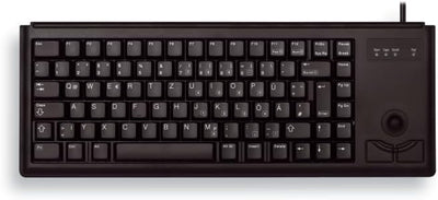 CHERRY Compact-Keyboard G84-4400, Französisches Layout, AZERTY Tastatur, kabelgebundene Tastatur, me