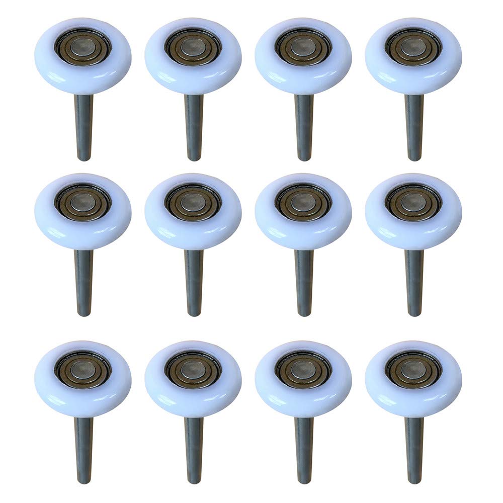 Eagles 5,1 cm Nylon-Garagentor-Roller, rotierend, leise, Garagentor-Roller, Stahl, Garagentorzubehör