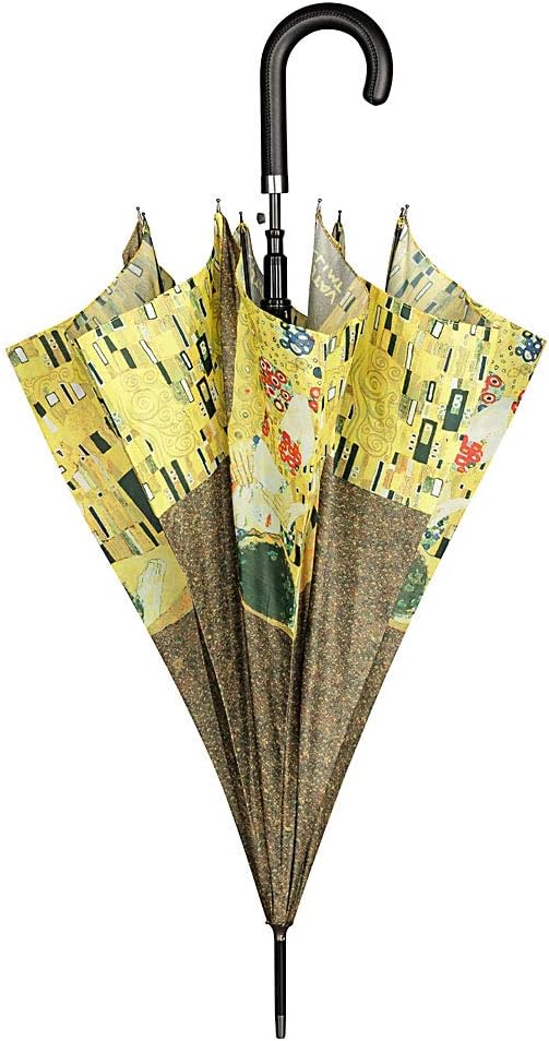 VON LILIENFELD Regenschirm Gustav Klimt: Der Kuss Auf-Automatik Damen Herren Kunst Stabil Stockschir