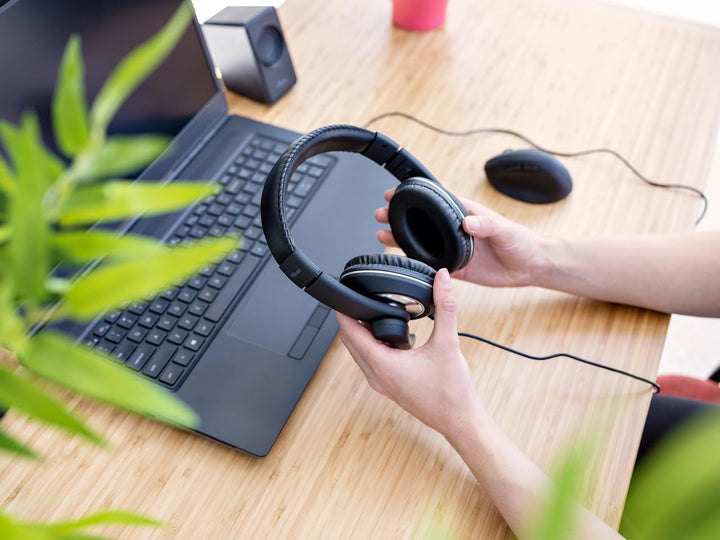 Trust 21662 Reno Headset (für PC und Laptop) schwarz, One Size