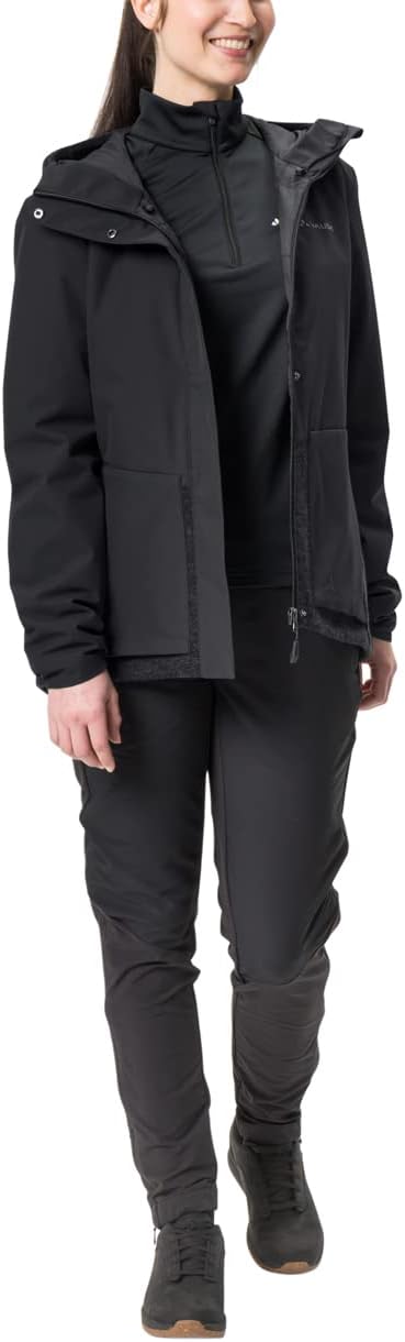 VAUDE Damen Women's Cyclist Padded Jacket Iv Jacke, 40 black uni