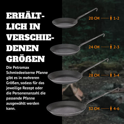 Petromax Gusseisenpfanne SP20 20 cm, 20 cm