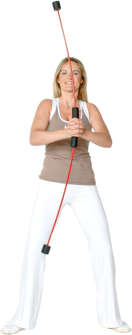 FLEXI-BAR INTENSIV, hochbelastbarer Schwingstab von Flexi-Sports mit Einführungs-DVD und Trainingspl