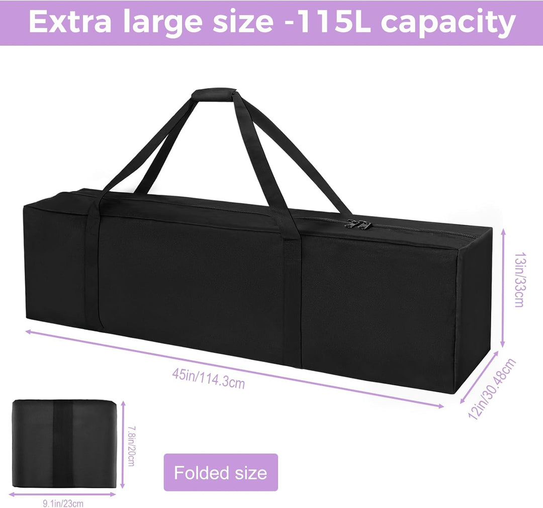 Babenest 115L Lange Reisetasche, Grosse Aufbewahrungstasche mit Upgrade Reissverschluss für Damen un