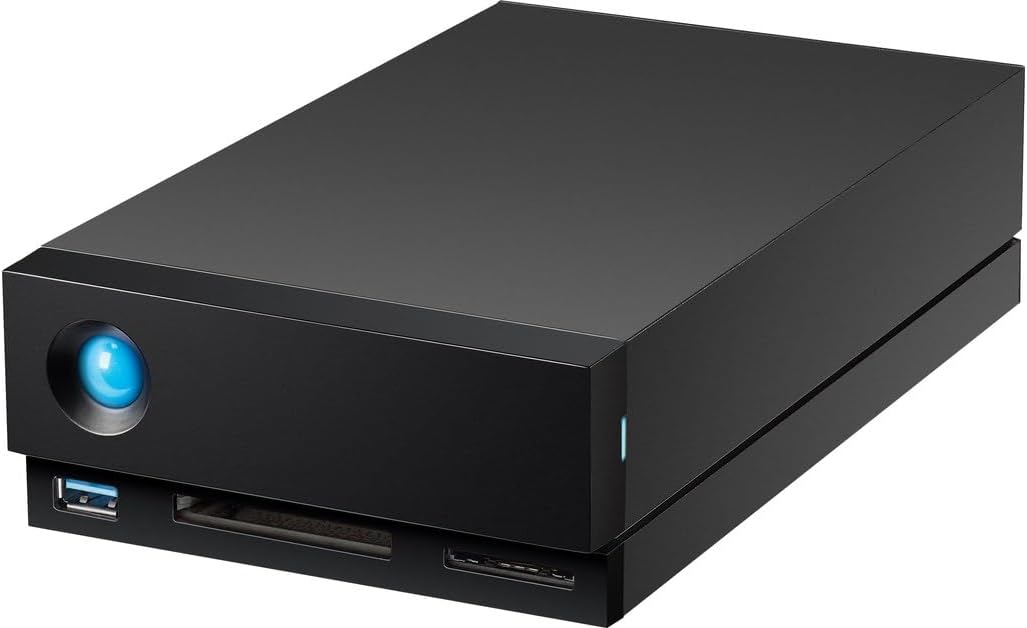 LaCie 1big Dock HDD 16TB externe Festplatte, Thunderbolt 3, USB, Card Reader, PC & Mac, inkl. 5 Jahr