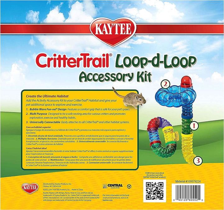 Kaytee CritterTrail Accessory 2 Loop-D-Loop Kit Small, Small