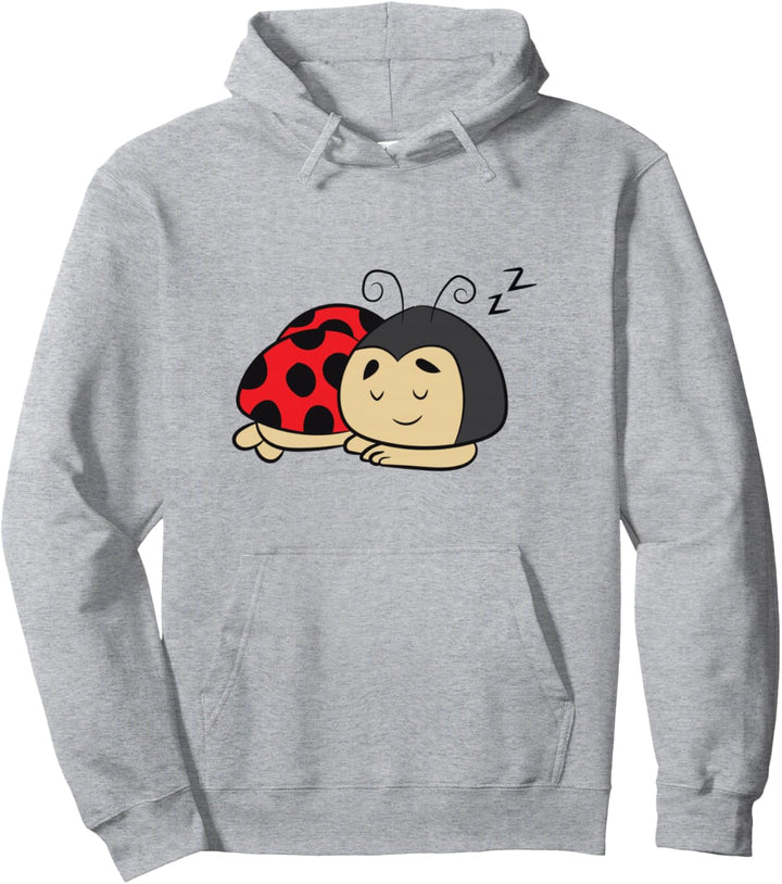 Schlafanzug mit Marienkäfer-Motiv, schlafend, müde Marienkäfer Pullover Hoodie