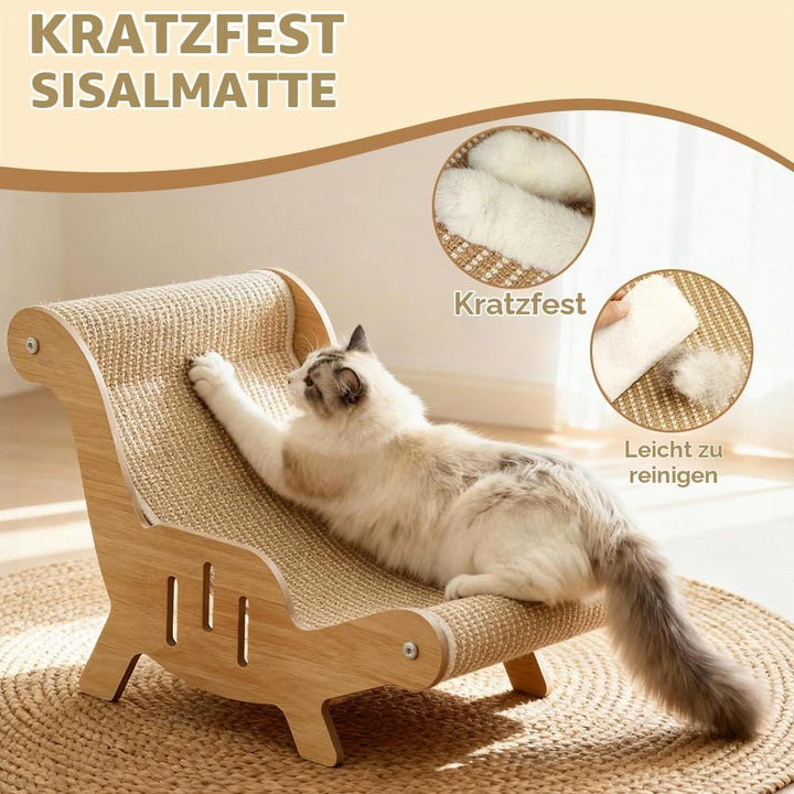 Katzenliege Sisal, Katzen Sisal Liegestuhl, Katzenkratzer Stuhl, Katzen Hängematte-katzen für Katzen