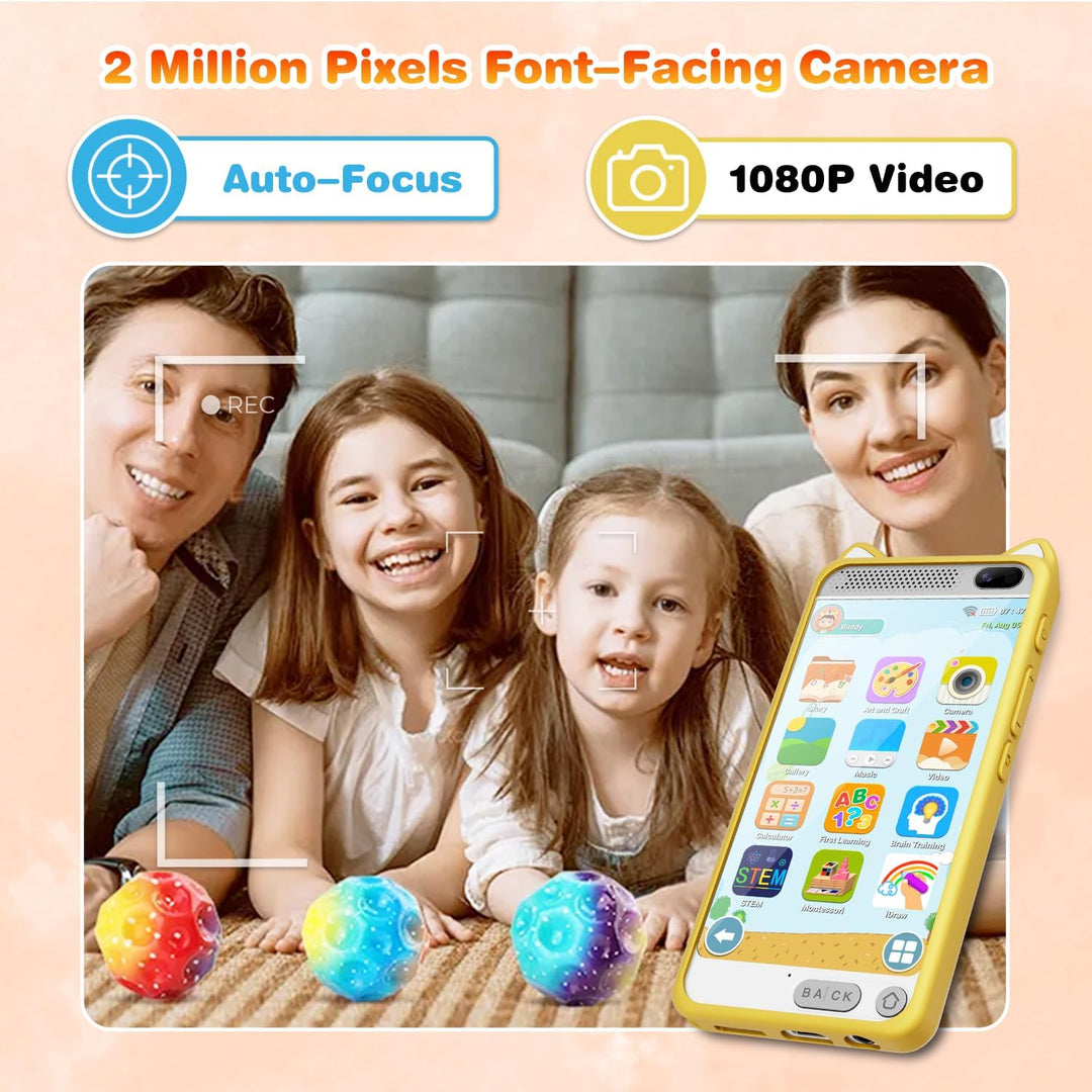 Kinderhandy Spielzeug 3.97 Zoll Touchscreen Pretend Smartphone, Kinder Smart Phone Weihnachts- und G