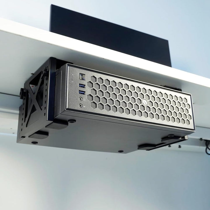Verstellbarer Unter-Desk-NAS-Halter, Unter-Desk-Halterung für NAS, NAS-Montagehalterung