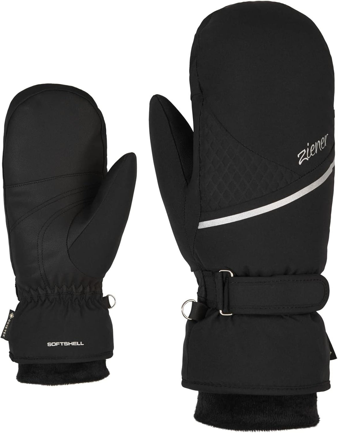Ziener Damen Kiani Mitten Ski-Fäustling/Wintersport | wasserdicht, atmungsaktiv, warm, Gore-Tex, , 7