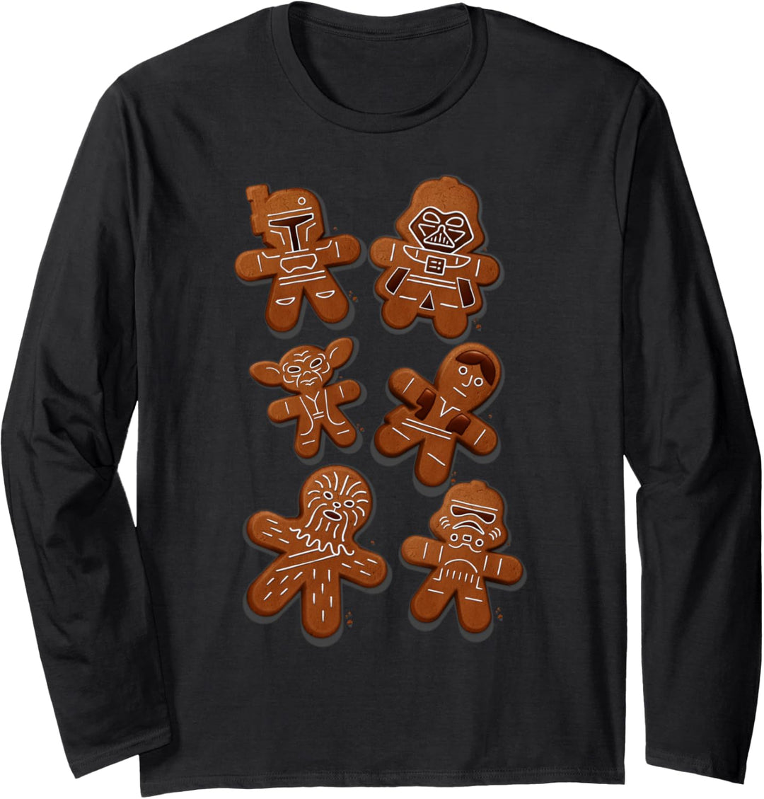 Star Wars Character Gingerbread Cookies Langarmshirt
