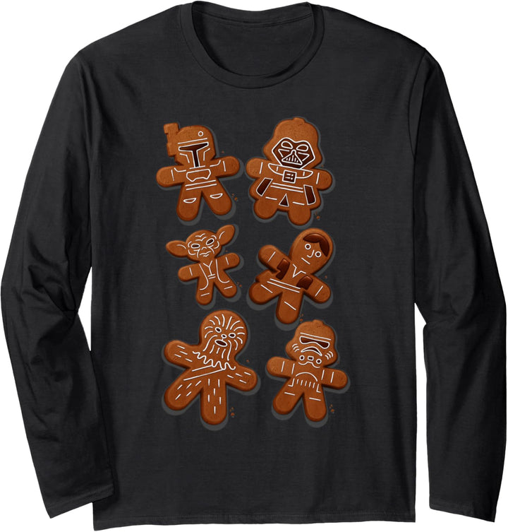 Star Wars Character Gingerbread Cookies Langarmshirt