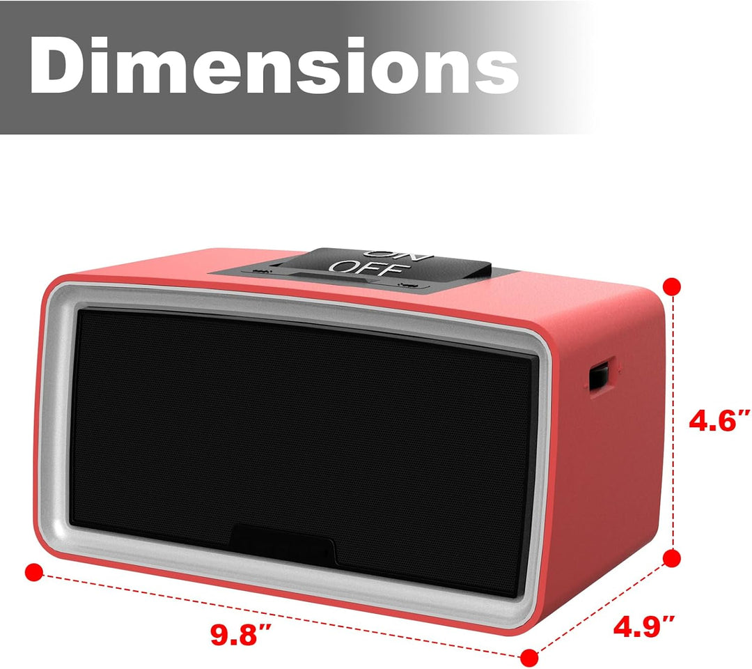 Einfacher Musikplayer für Senioren mit Demenz – Grosse-Tasten MP3 & Hörbuchplayer mit 32GB SD-Karte,