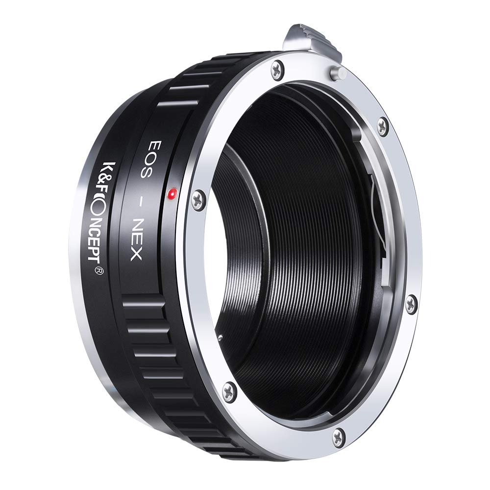 K&F Concept EOS-NEX Adapter Objektivadapter für Canon EOS an Sony Adapter Ring (Keine elektronische