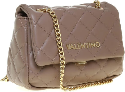 Valentino Bags Damen Ocarina Satchel, Beige (Taupe), 8x13.5x18.5 cm (B x H x T)