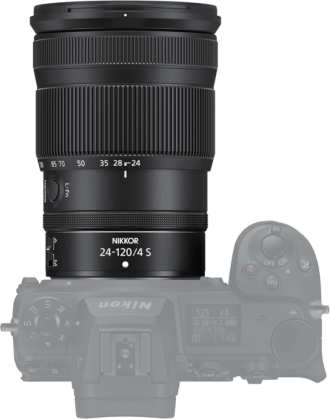 Nikon NIKKOR Z, 24–120 mm f/4 S, Premium-All-in-One-Zoomobjektiv mit konstanter Blende für spiegello
