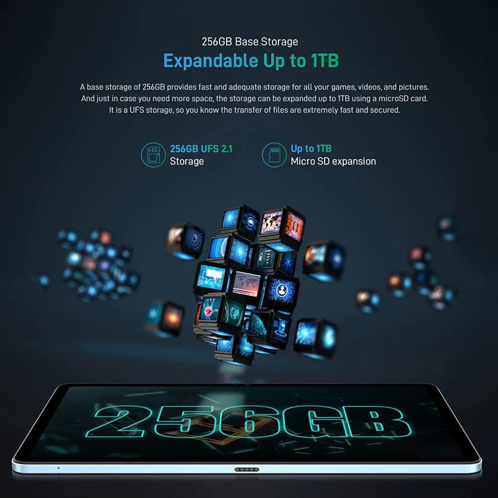 DOOGEE T20 Tablet, 15GB RAM + 256GB ROM (TF 1TB) Octa-Core, Akku 8300mAh, 10.4 2K Vollbildanzeige Po