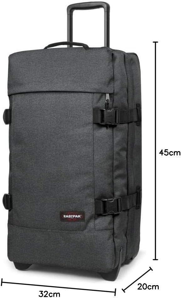 EASTPAK TRANVERZ XXS Koffer, 45 cm, 28 L Black Denim, Black Denim