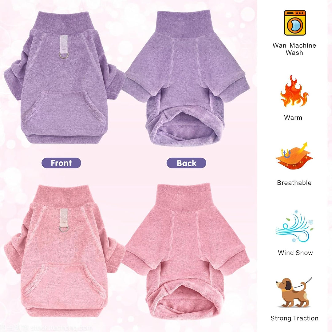 Mosukoirl Hundepullover Hund Hoodie Haustier Warme Mäntel Baumwolle Sweatshirts Hund Kleidung mit Ta