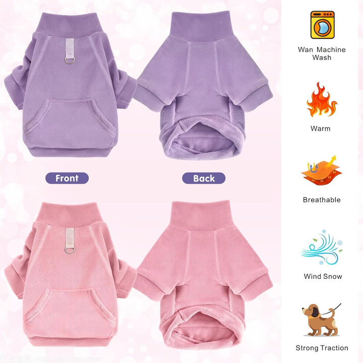 Mosukoirl Hundepullover Hund Hoodie Haustier Warme Mäntel Baumwolle Sweatshirts Hund Kleidung mit Ta