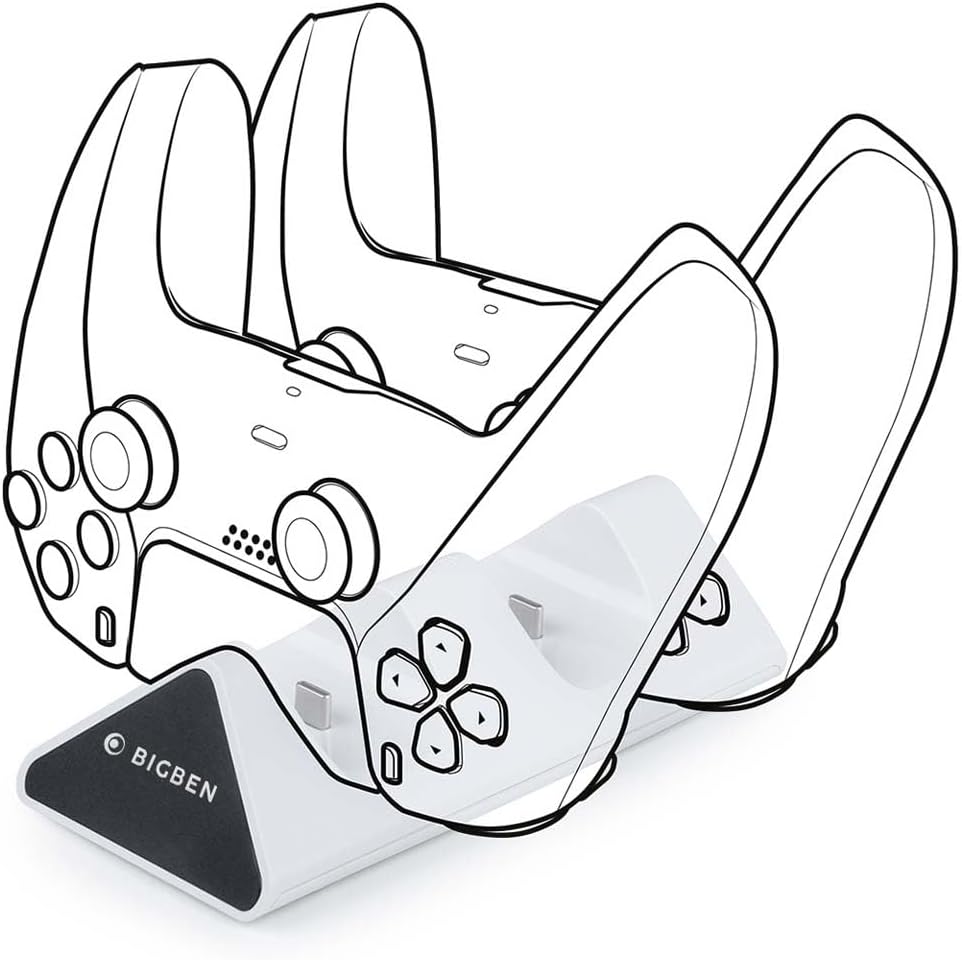 USB-C Ladestation für die Offiziellen Dualsense PS5 Controller