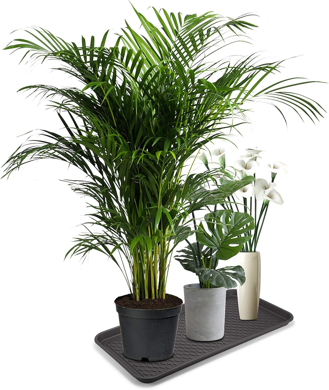 3X XL Schuhabtropfschale Schuhmatte Ablage - Schuhablage 76x38x3cm mit erhöhtem Rand - Abtropfschale