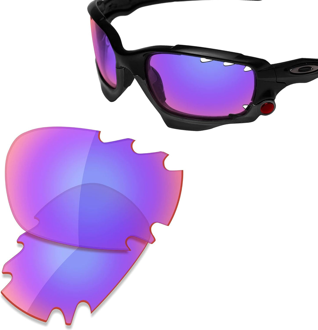 Saucer Premium Ersatzgläser für Oakley Jawbone Vented Racing Jacket Sonnenbrillen High Defense - Shi