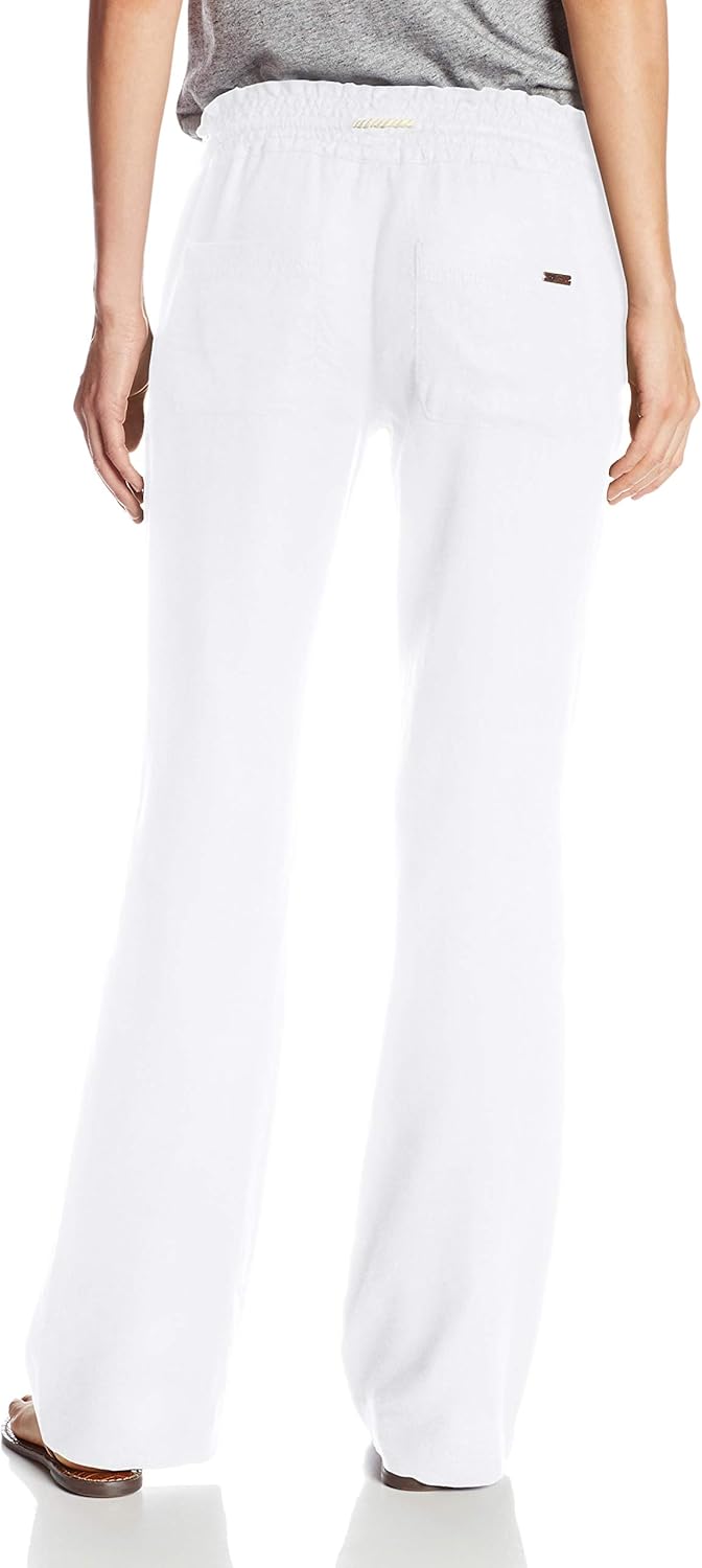 Roxy - Oceanside Pants für Damen Bright White XS, Bright White XS