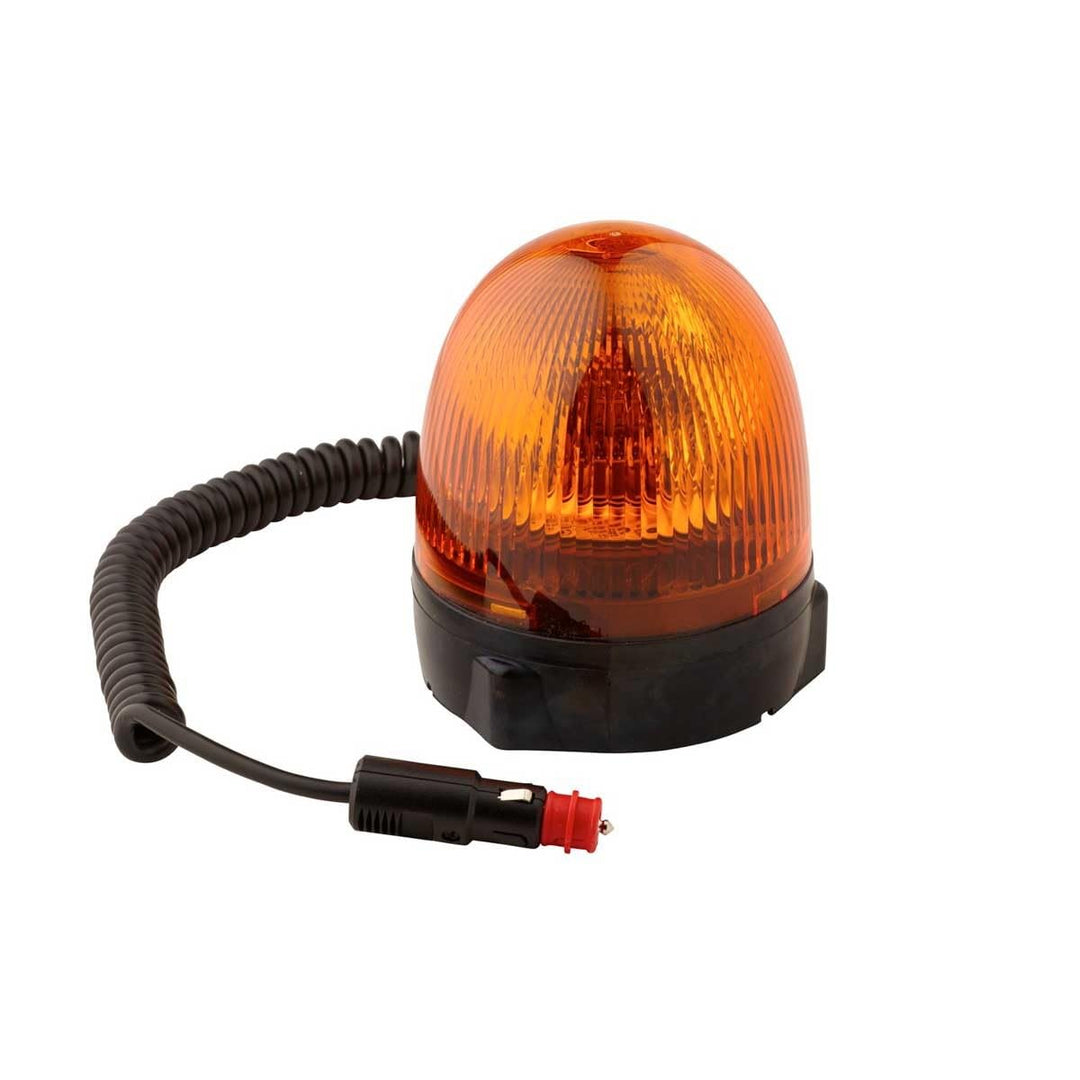 HELLA - Halogen-Rundumkennleuchte - Rota Compact - 12V - gelb - Magnetbefestigung - Kabel: 600mm - S
