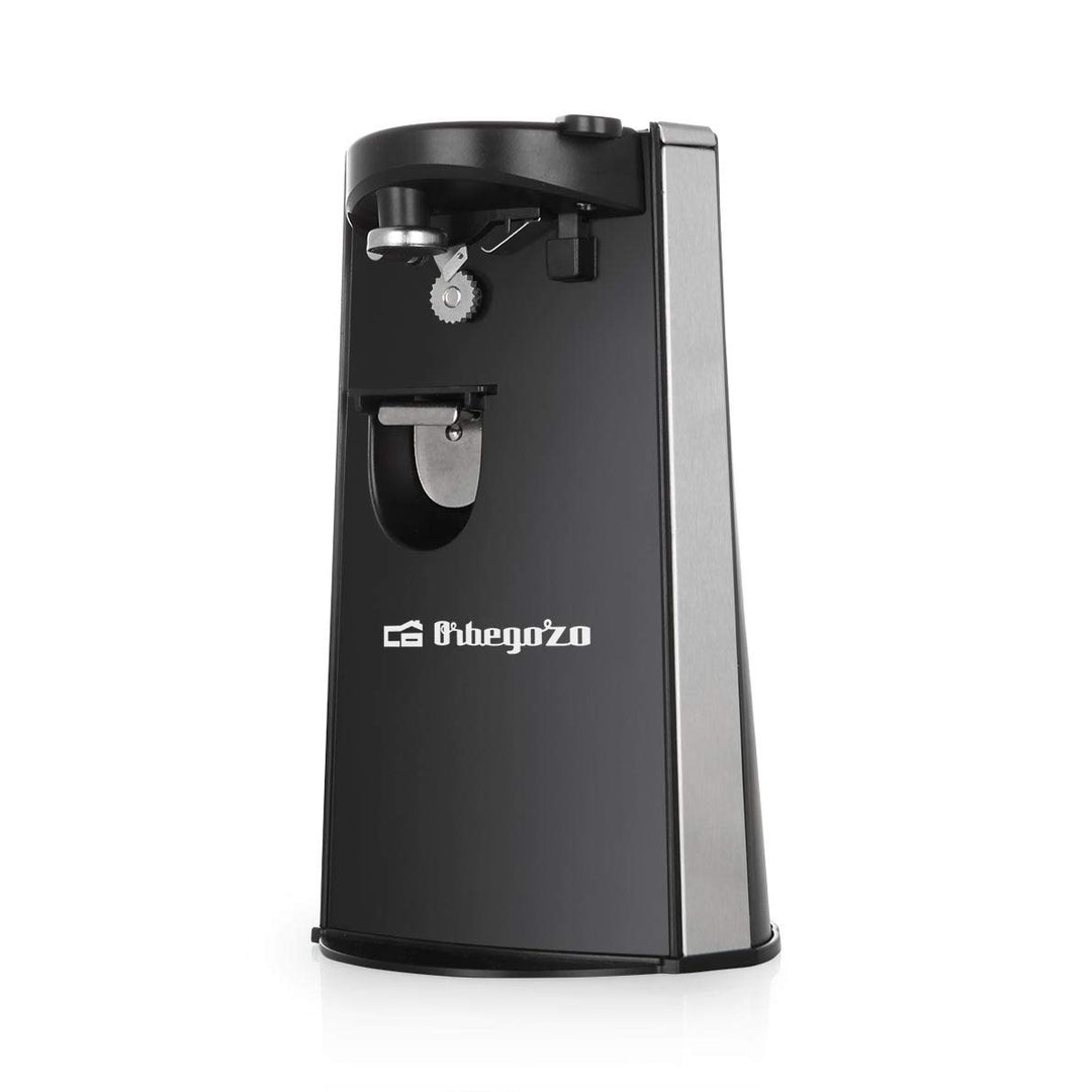 Orbegozo CU 6500 - Elektrischer Dosenöffner, inklusive Flaschenöffner und Messerschärfer, automatisc