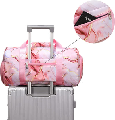 Reisetasche Mädchen Kinder Sporttasche Trainingstasch Schwimmtasche Kinder Weekend Bag Tanztasche Gy