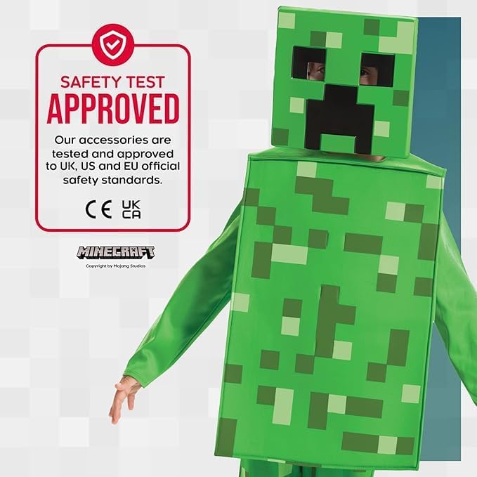 Disguise Creeper Fancy Dress Intl 7-8 Jahre, 7-8 Jahre