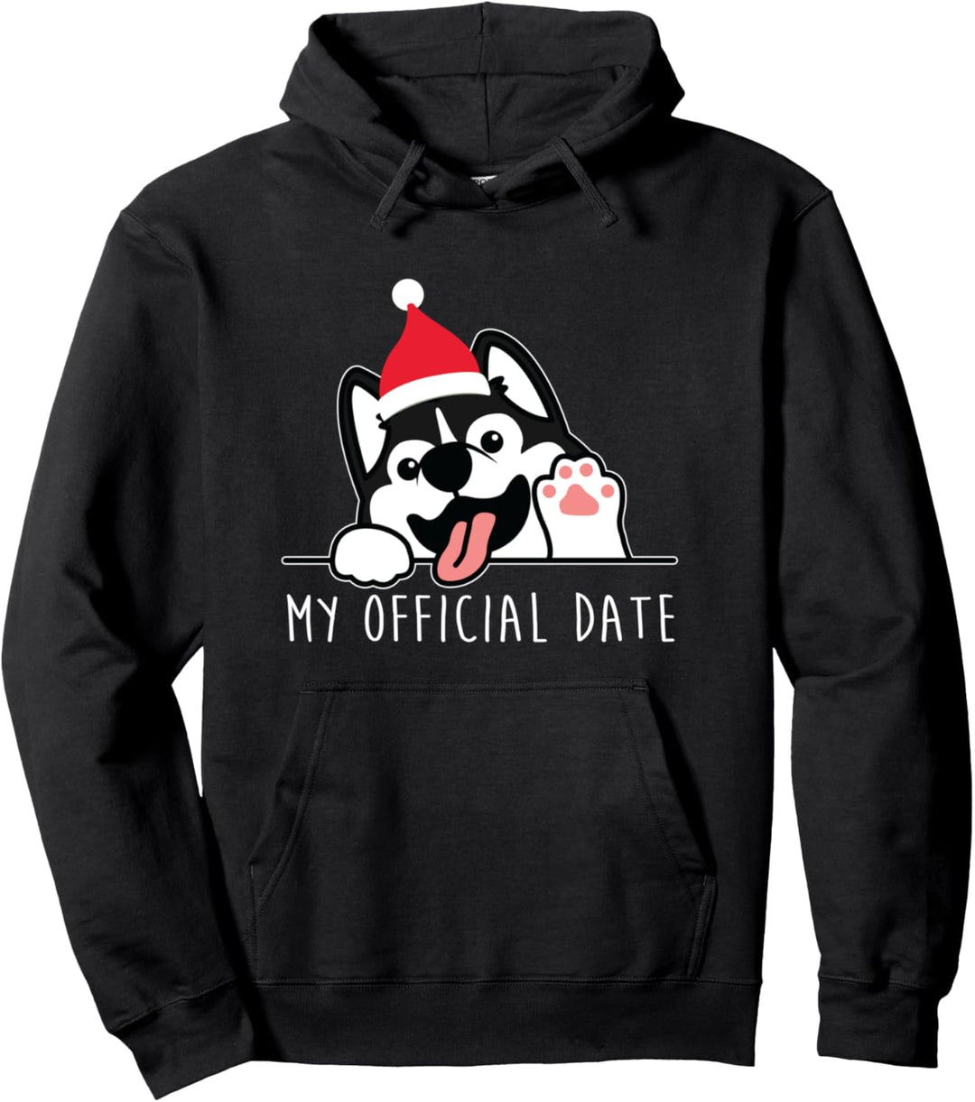 Hund Hündchen Welpe Weihnachten Frohes Neues Jahr Geschenk Pullover Hoodie