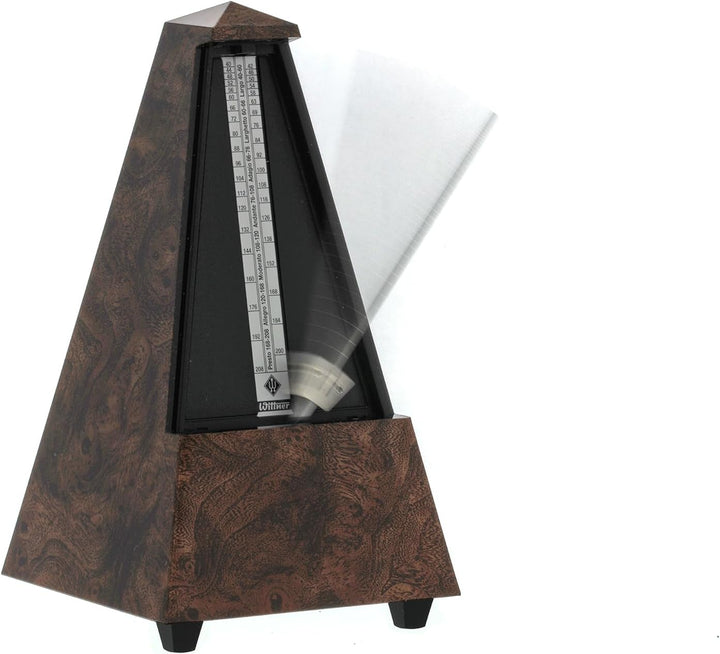 Wittner Metronom Taktell Pyramidenform System Maelzel Designer Serie - Kunststoffgehäuse - Mit Glock