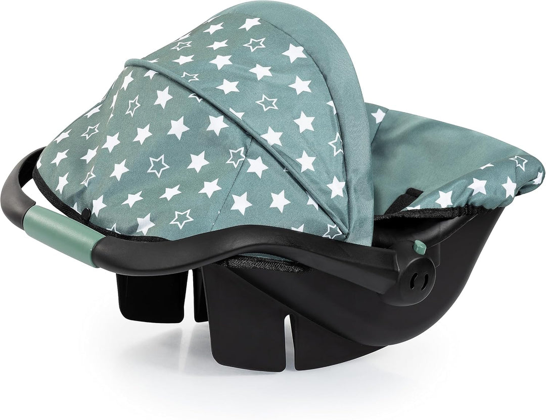 Bayer Design 67958AA Puppenautositz EasyGo, Puppensitz, Puppenzubehör, mit Gurt, Dach, verstellbarem