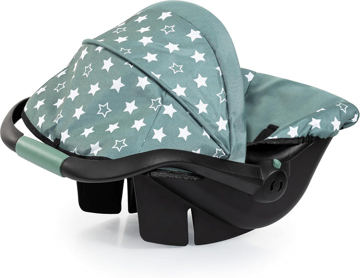 Bayer Design 67958AA Puppenautositz EasyGo, Puppensitz, Puppenzubehör, mit Gurt, Dach, verstellbarem