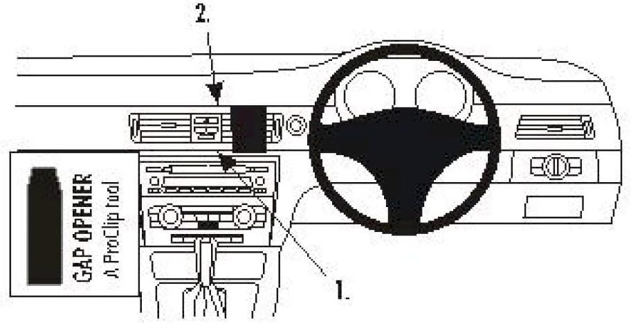 Brodit 653598 ProClip Halterung