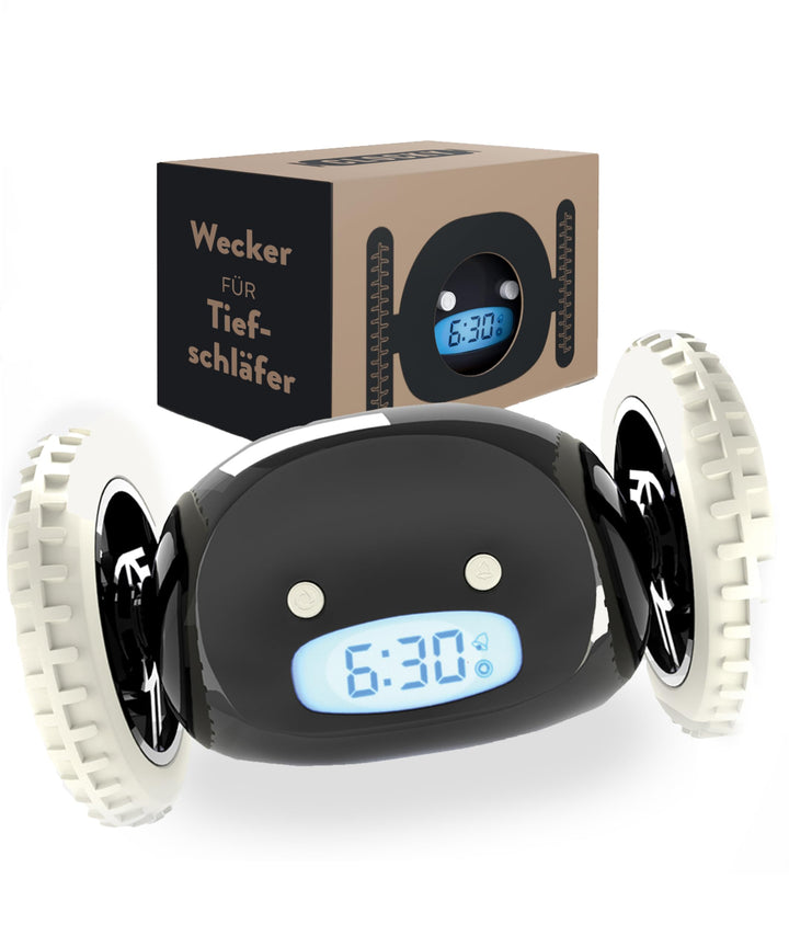 CLOCKY Lauter Wecker Digital Wecker Laut für tiefschläfer Erwachsene Jugendliche Lustig für schwerhö