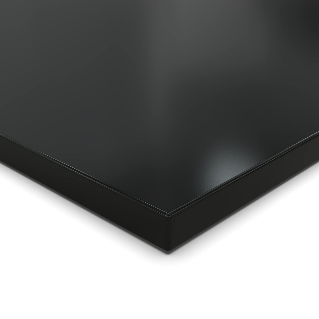 19mm Spanplatte Zuschnitt schwarz melaminharzbeschichtet Länge bis 200cm Dekorplatten Zuschnitte mit